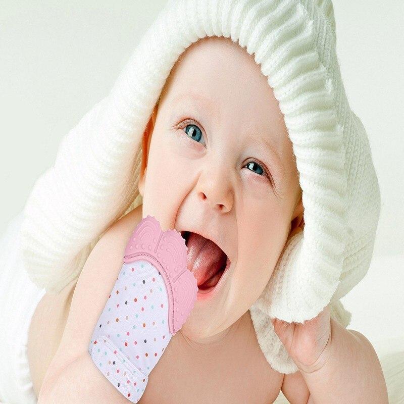 Baby Teething Glove Soothing Mitten Toy