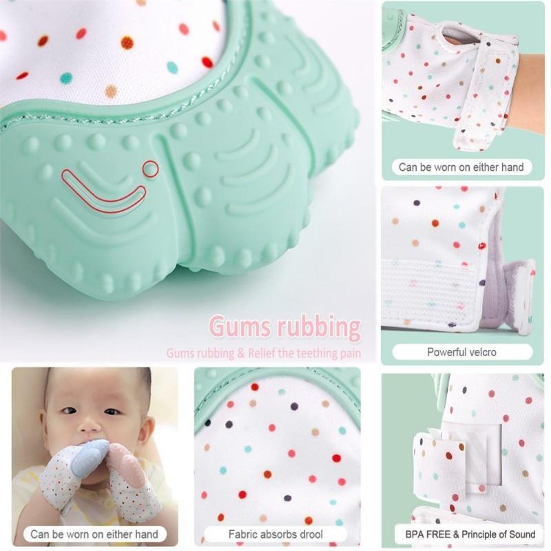 Baby Teething Glove Soothing Mitten Toy