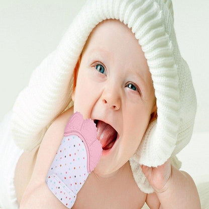 Baby Teething Glove  Soothing Mitten Toy