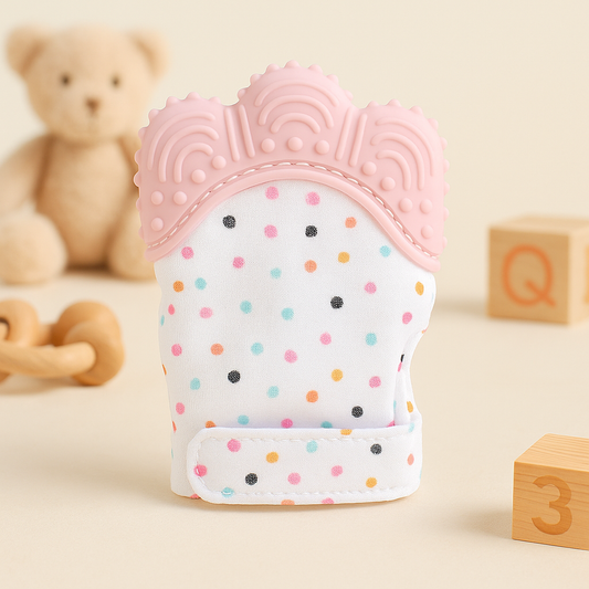 Baby Teething Glove  Soothing Mitten Toy
