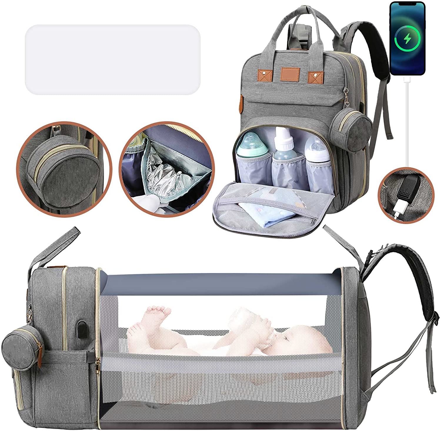 Diaper Changing Backpack Diaper 